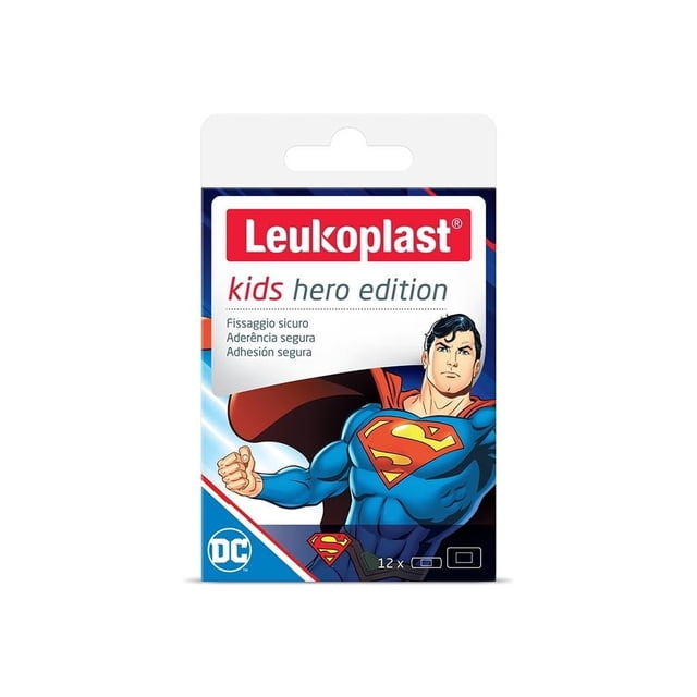 Venditas Adhesivas Leukoplast Kids Hero Superman con 12 pzas