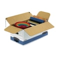 thumbnail image 5 of Bankers Box® Stor/File™ Medium-Duty Storage Boxes With String & Button Closures And Built-In Handles, Letter Size, 24" x, 5 of 9