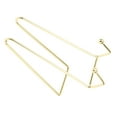 thumbnail image 4 of Plate Holder Display Stand, Stable Display Sturdy Metal Prevent Tipping Over Golden Coated Picture Frame Stands  For Nail Art Designs For Home Banquet, 4 of 8