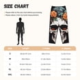 thumbnail image 6 of Haiem Flower Horn Skull Women's Pajama Pants Ultra Lightweight Pjs Bottoms Sleepwear Bottom Pants With Pocket Drawstring-Medium, 6 of 7