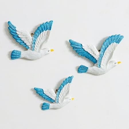 

Resin Seabird Wall Decoration Creative for Home Background Wall Indoor Pendant