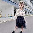 thumbnail image 3 of ameIAEA Girls Tulle Skirt A Line Layered Mesh Layered Skirts Casual Birthday Party Skirt 2-14Y, 3 of 7