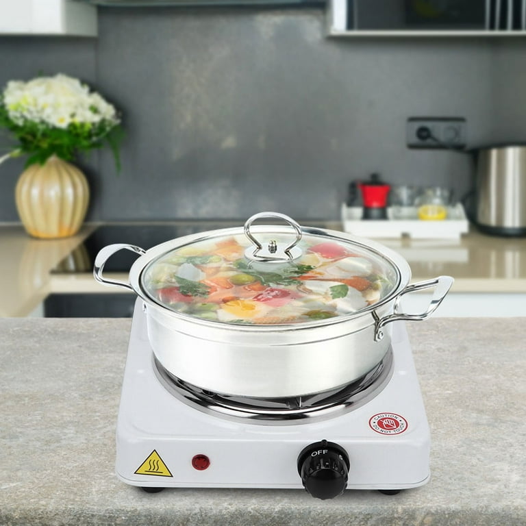2000w Electric Stove Adjustable Temperature Home Use Double Boiler