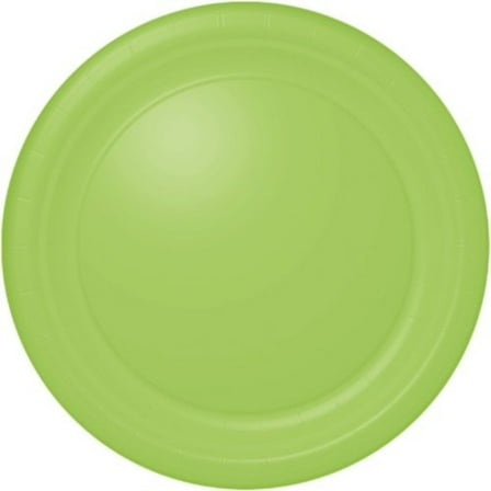 24 CT SMALL GREEN PAPER PLATES [LV7030]