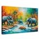 thumbnail image 1 of Cuadro Decorativo Canvas Revolution Cruce Elefantes 90x60, 1 of 4
