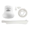 thumbnail image 1 of Regadera Eléctrica Maxi Ducha Ultra 3 Temperaturas 127V 4600w Blanca Con Brazo Lorenzetti 968-347, 1 of 8