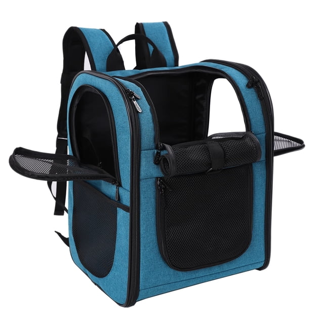 Mochila portabebés Apollo Walker para perros y gatos, color verde azulado