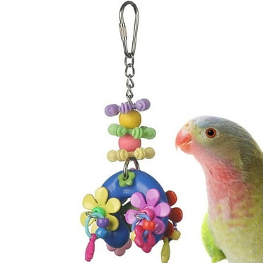 Super Bird Creations SB1085 Flower Power Bird Toy, Small/Medium Bird Size, Ideal for Cockatiels, Parakeets, and Parrots - 7" x 2.5" x 2"
