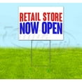 thumbnail image 1 of Retail Store Now Open (18" x 24") Yard Sign, Includes Metal Step Stake, 1 of 6