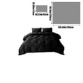 thumbnail image 3 of Housse de Couette Ensemble 3 Pcs Taie d'Oreiller Couleur Unie, 3 of 6