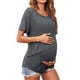 thumbnail image 3 of Camisetas de maternidad Salvador Tops de lactancia Gris oscuro S, 3 of 10