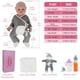 thumbnail image 5 of Vollence Muñeca realista de silicona de cuerpo completo de 19 pulgadas que parece un niño real, no muñecas de material de vinilo, muñecas realistas, muñeca Reborn, muñeca real, 5 of 5