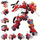 thumbnail image 1 of Juguete de bloques de construcción para niños, ensamblaje de partículas pequeñas, equipo de bomberos, 8 cajas (Xiaomingxing 54005), caja, 1 of 2