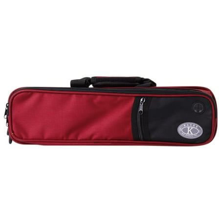 Kaces Structure Series Polyfoam Flute Case Dark Red