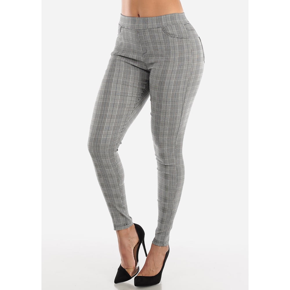 high rise skinny work pants