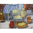 thumbnail image 2 of Fine Crafts & Imports 38" x 30" Hand-Painted Clay Talavera Tile Mural for Tortilla Maker, 2 of 2