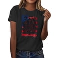 thumbnail image 4 of JOANKDMI 4th of July Women's Shirts Funny American Flag Crew Neck Patriotic Cute Loose Fit Memorial Day Tops Fashion Trendy Holiday T Shirts, 4 of 7