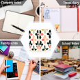 thumbnail image 6 of FORMRS 1-Subject Spiral Notebook 8" x 5" College Ruled 60 Refillable Sheet A5 Hard Cover, 2 Pack, Black Retro Flower, 6 of 7