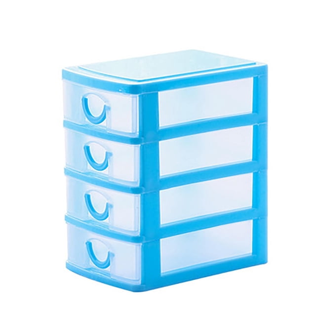 Deals of The Week! 4 Layer Stack & Carry Box Plastic Multipurpose Portable Storage Container Box Handled Organizer Storage Box for Organizing Stationery Sewing Art Craft Jewelry and Beauty Suppli