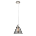thumbnail image 1 of Innovations 916-1P-PN-G43-LED Large Cone 1 Light Mini Pendant part of the Ballston Collection, Polished Nickel, 1 of 1