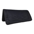 thumbnail image 1 of Almohadilla para silla de montar de caballo, transpirable, cómoda y portátil para competición. Negro, 1 of 8
