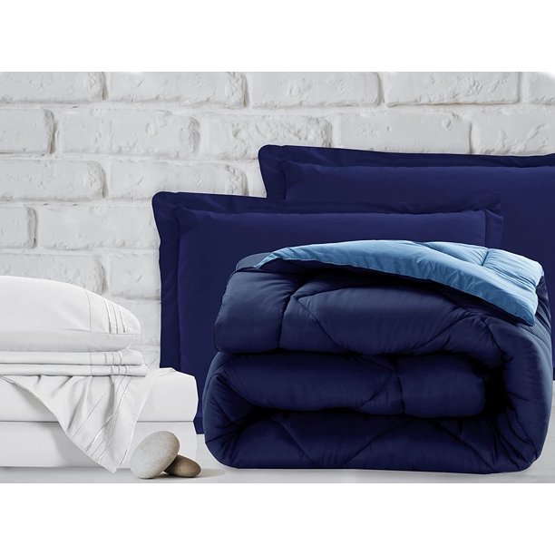 Mocassi 7Piece BedinaBag Comforter & Sheet Set 7Piece King Size