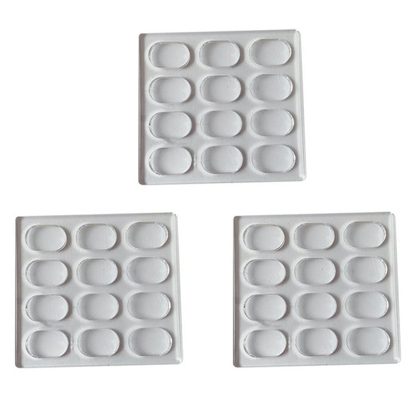 3X Molde de Pastel de Policarbonato Transparente Dacquoise Oval Dakovaz Molde de Macarrón Herramienta de Decoración de Pasteles Utensilios para Hornear