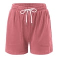 thumbnail image 5 of MSJUHEG Shorts Set,Workout Sets for Women Shorts,Shorts for Women,Wide Leg Jumpsuits for Women,Two Outfits For Sets Button Down Top Shorts Set Sweatsuits With Pockets,Women's Jumpsuits Hot Pink L, 5 of 8