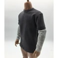 thumbnail image 6 of JWQFBC 1/6 Dark Gray Long Sleeve T-shirt Top Clothes Accessory For 12'' Male Figure, 6 of 7