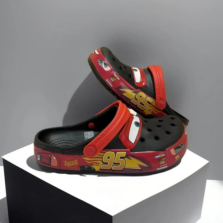 Unisex-Adult Cars Lightning McQueen Clogs for women men teen