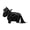 Black, variant on Unique Animal Shoulder Bag for Women Cute Horse Shape PU Leather Handbag