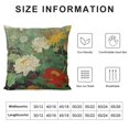 thumbnail image 5 of Nawypu Floral Throw Pillow Covers Green and White Chinoiserie Pillow Cover Purple Yellow Flower Farmhouse Pillowcase Square Cushion Cover for Bedroom Sofa Couch Home Decor, 5 of 5