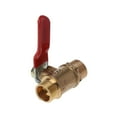 thumbnail image 3 of 1/4" BSP Lever Handle Brass Pipe Ball for Valve for Water, Oil and Gas Fluid, 3 of 6