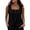 Black, variant on Women's Sleeveless Top, Solid Color Fashionable, Casual Linen Tank Blouse for Summer Daily or Office Wear, 2026 New Limited-time Offer