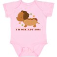 thumbnail image 3 of Inktastic Dachshund Hot Dog Funny Boys or Girls Baby Bodysuit, 3 of 5