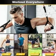 thumbnail image 4 of Resistance Bands Set-Exercise Bands, Workout Bands-5 Level Fitness Bands with 4 Resistance Loops Handles As Seen On TV, 4 of 5