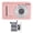Pink, variant on Riousery 4K 64MP Digital Camera for Beginners, 2.4 Inch Screen Compact Travel Video Camera with 18x Digital Zoom / 2.4 inches (6.1 cm) Color Display Portable Card Vlog Camera, White