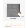 thumbnail image 3 of KFFKFF Air Purifier Filter, 20x20x1 inch, Recyclable Aluminum AC/HVAC Filter, MERV 8, Durable, Promotes Healthier Living Spaces (Actual Dimensions: 19.75 x 19.75 x 0.82 in), 3 of 9