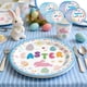 thumbnail image 1 of Pack de 16 platos para la fiesta de Pascua | Platos desechables de primavera Papel multicolor | Decoraciones de Feliz Pascua Diseño vibrante | Tamaños grandes de 9" y 7" | Resistente a los desgarros, 1 of 6