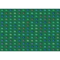 thumbnail image 1 of Ahgly Company Machine Washable Indoor Rectangle Transitional Medium Forest Green Area Rugs, 7' x 10', 1 of 7