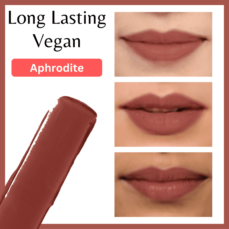 Evening lady - Liquid lipstick by SentiX, matte, High Coverage, Lightweight, Vegan, Paraben-Free, with Vitamin E