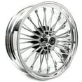 thumbnail image 5 of Chrome Fat Spoke Wheels Rims 21x3.5 18x5.5 for Harley Dyna Wide Glide FXDWG 2006-2017, 5 of 5