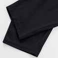 thumbnail image 5 of Wrtxtat Men's Sweatsuit Casual Long Sleeve Drawstrings Pockets Hooded Linen Pullover Solid Color Straight Leg Trousers Pants Sweatsuit Black XL, 5 of 9