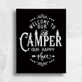 thumbnail image 2 of Welcome To Our Camper Let The Adventure Begin Camping Canvas Wall Art Prints Artwork Signs Framed for Campsite Porch Wall Decor Home Room RV Decor, 11X14 inch Set Of 3,Campers Camping Lovers Gifts, 2 of 4