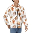 thumbnail image 4 of Zip Up Hoodies for Men - Conch Shell No.J937 Long Sleeve Comfrt Men'S Fashion Hoodies & Sweatshirts, Jackets for Men Hoodies Pullover Clothing Clothes with Pouch, 4 of 5