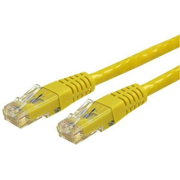 StarTech.com 3 ft. Yellow Molded Cat6 ETL Verified UTP Patch Cable - Yellow - 3 ft.