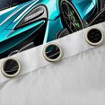thumbnail image 4 of Feelyou Fashion Racing Car Blackout Curtains Set of 2 (52x84 Each) for Boys, Modern Extreme Sports Window Curtains, Checkered Flag Curtains and Drapes, Blackout Curtains Room Decor, 4 of 6