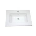 thumbnail image 2 of American Imaginations 25-in. W 1 Hole Ceramic Top Set In White Color - Overflow Drain Incl. AI-29908, 2 of 9
