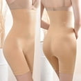 thumbnail image 4 of Pantalones abdominales de cintura alta sin costuras Pantalones abdominales posparto Pierna plana Levantamiento de cadera Ropa interior de mujer de talla grande Pantalones moldeadores de cintura alta, 4 of 5