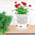thumbnail image 4 of Self Watering Flower Pot Fish Tank Flower Container Automatic Watering Planter Transparent Fish Tank, 4 of 8